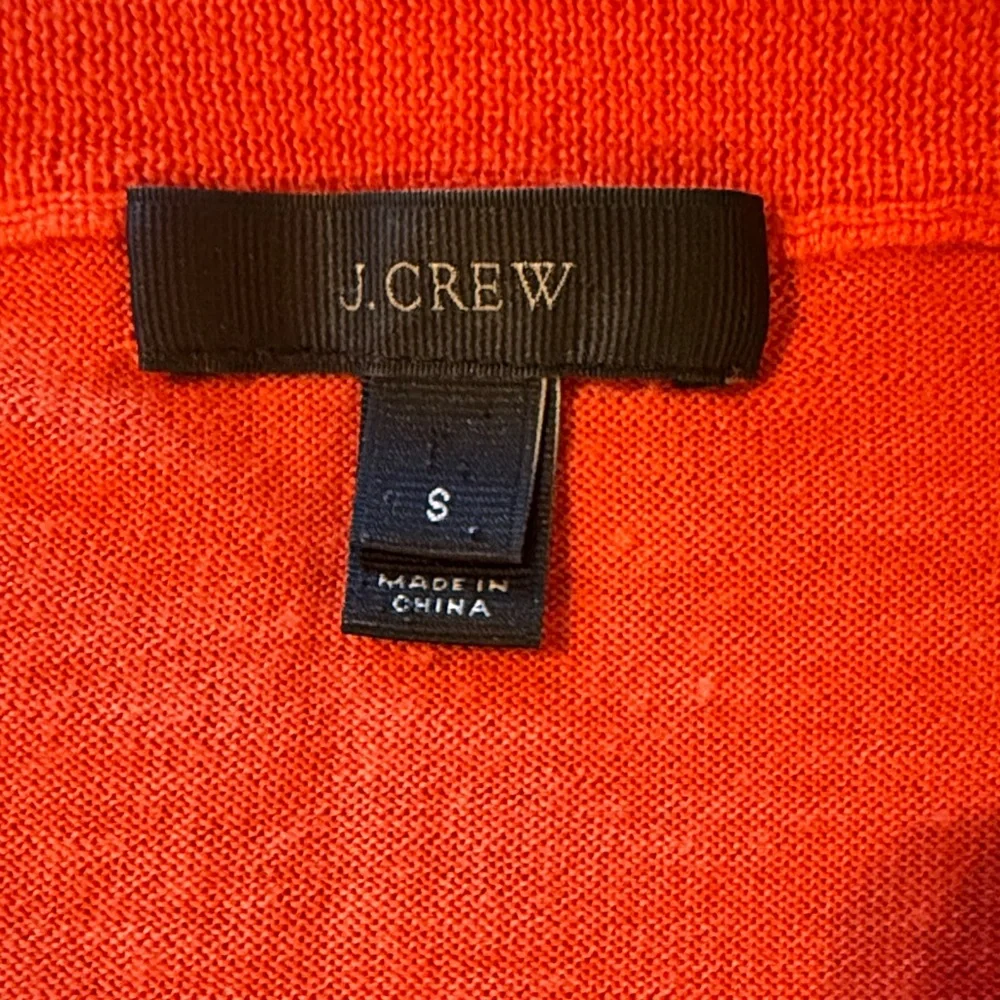 J. Crew Tippi Bright Orange Crewneck Sweater - Picture 6 of 6